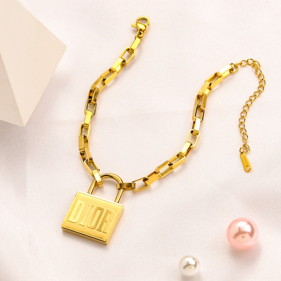 Christian Dior inspired Necklace and Bracelet