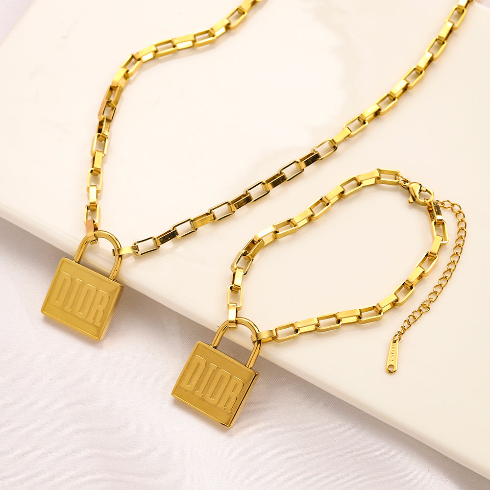 Christian Dior inspired Necklace and Bracelet