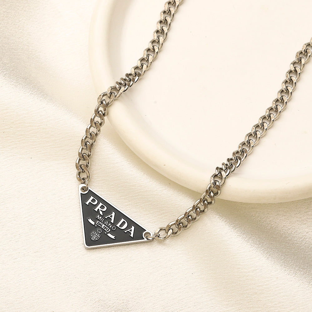 Prada Inspired Cuban Necklace