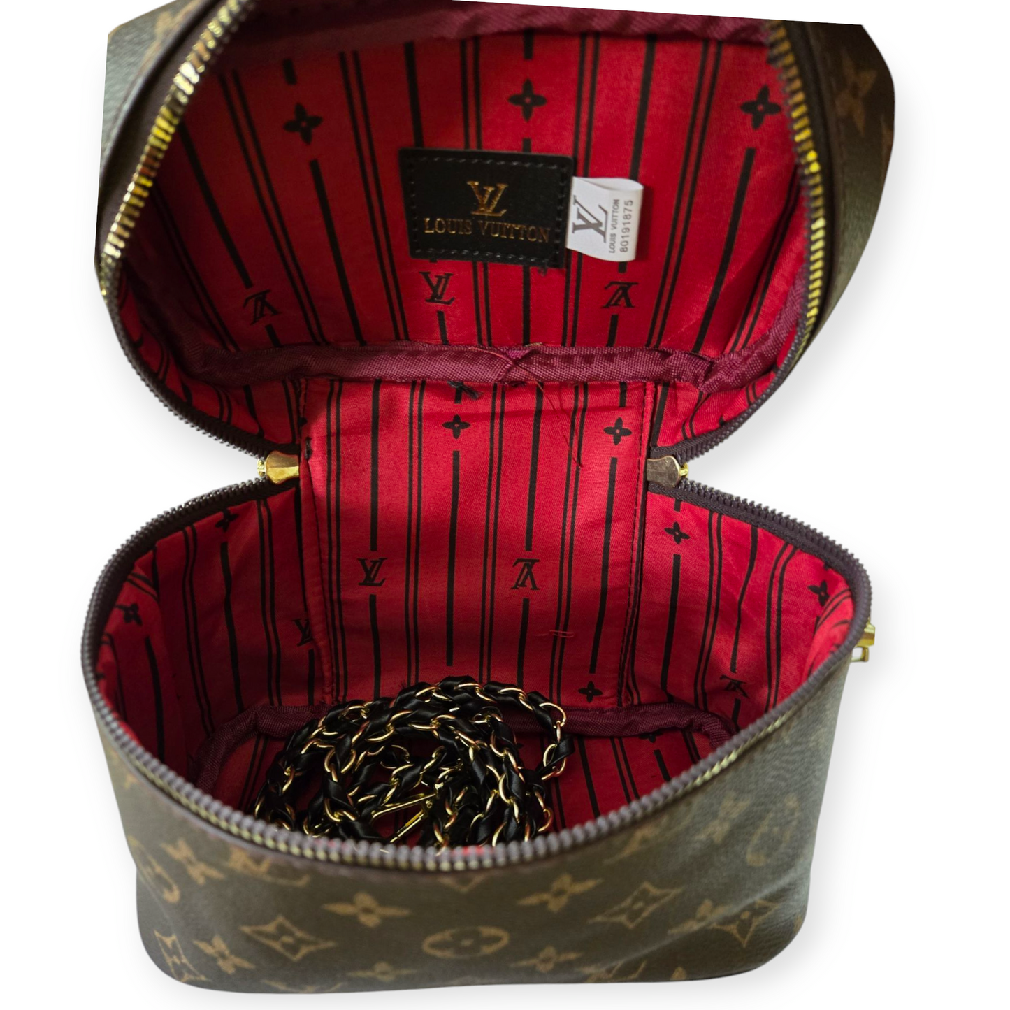 LV inspired Vanity/Cosmetic Bag