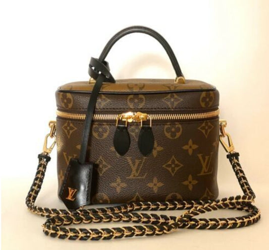 LV inspired Vanity/Cosmetic Bag