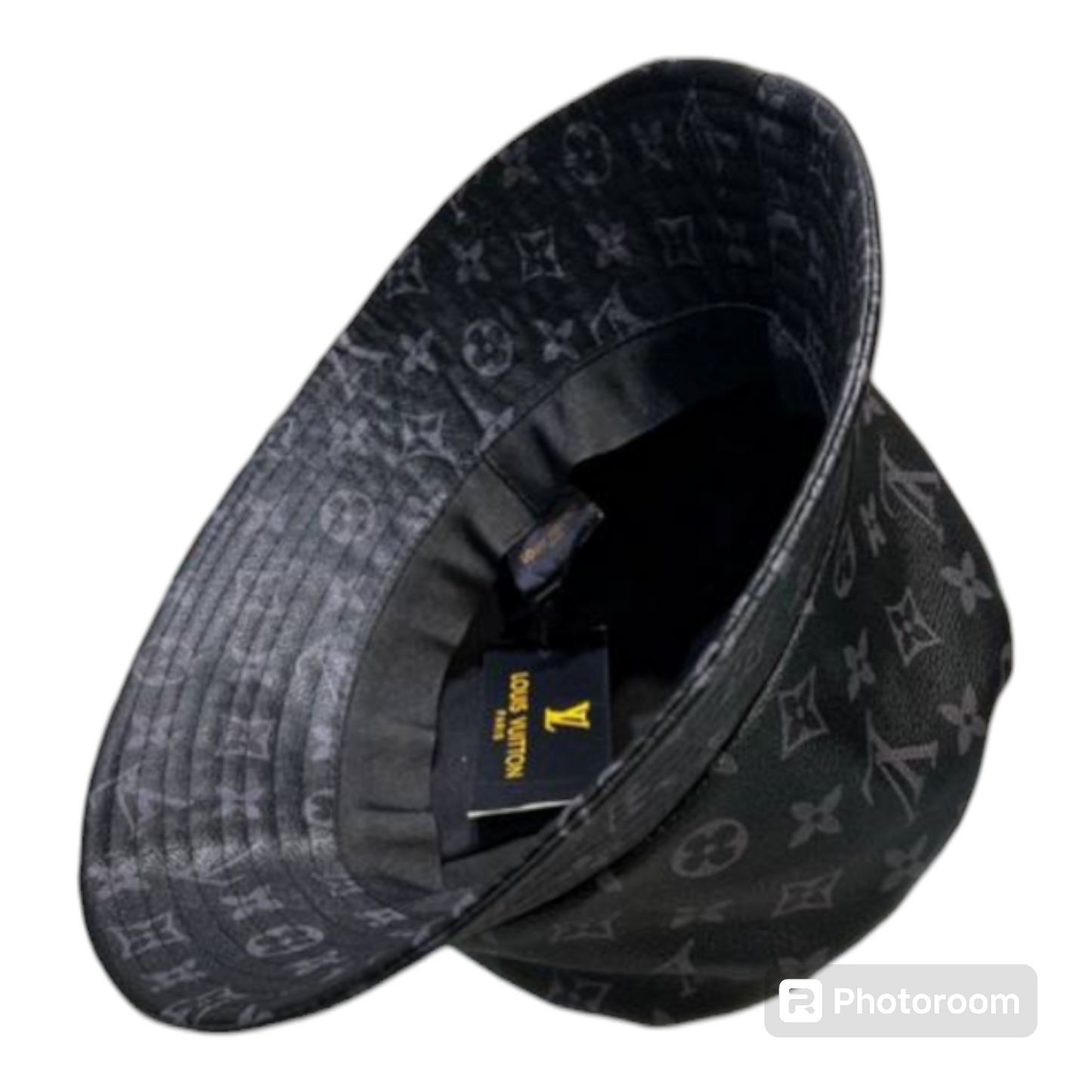 LV Designer Inspired leather bucket hat