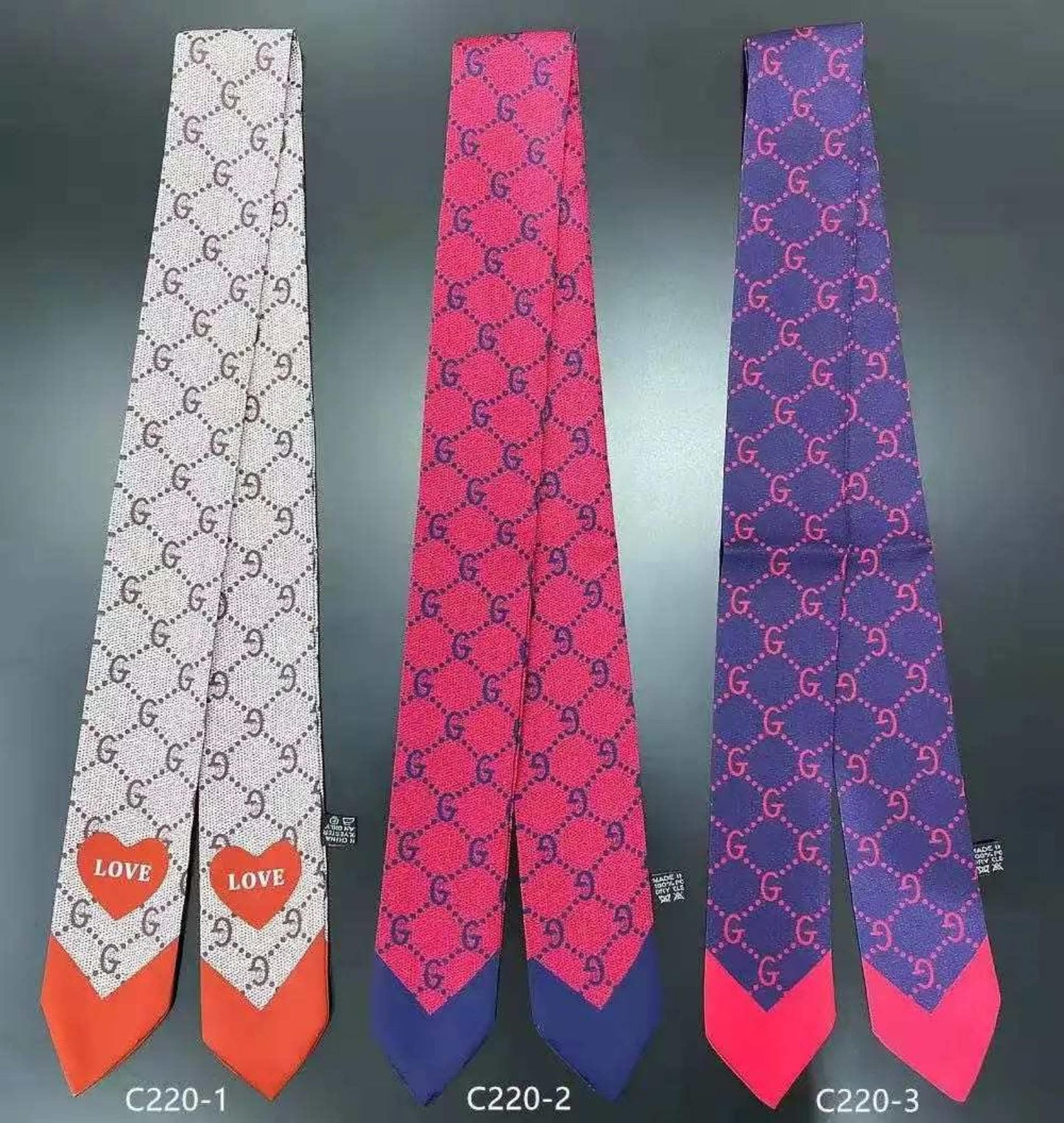 Gucci inspired Ribbon Scarves