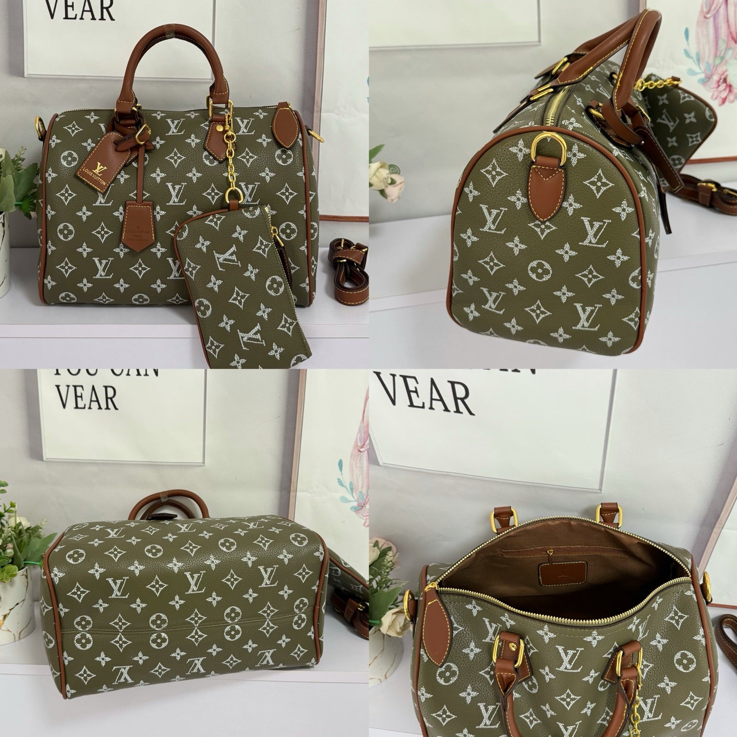 LV inspired Speedy Bag