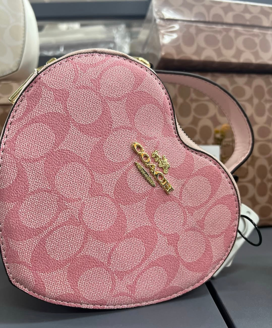 Coach Heart Shape handbag