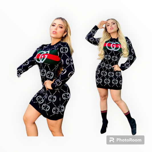 Gucci Inspired Sweater Dress