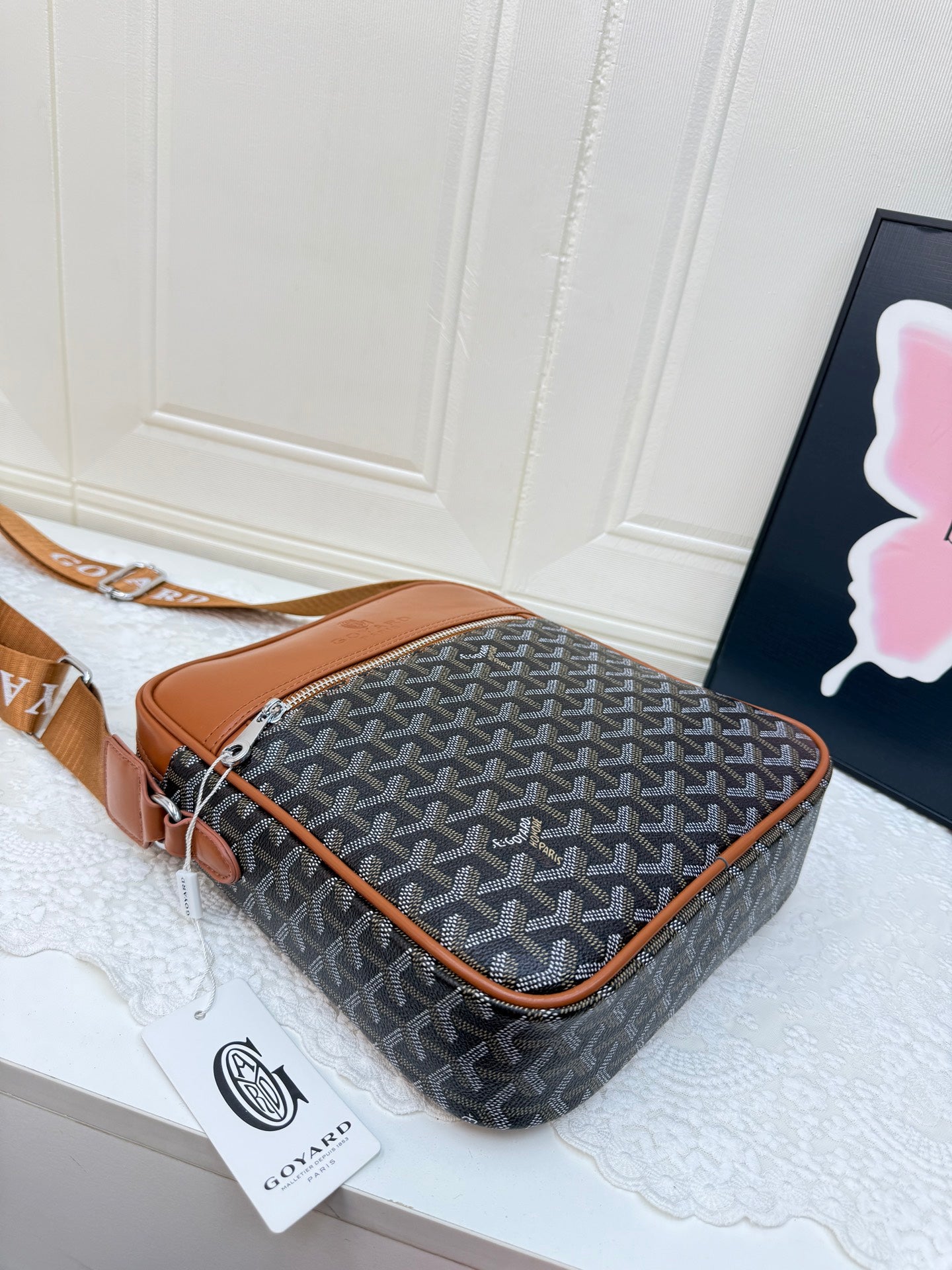 Goyard Inspired crossbody