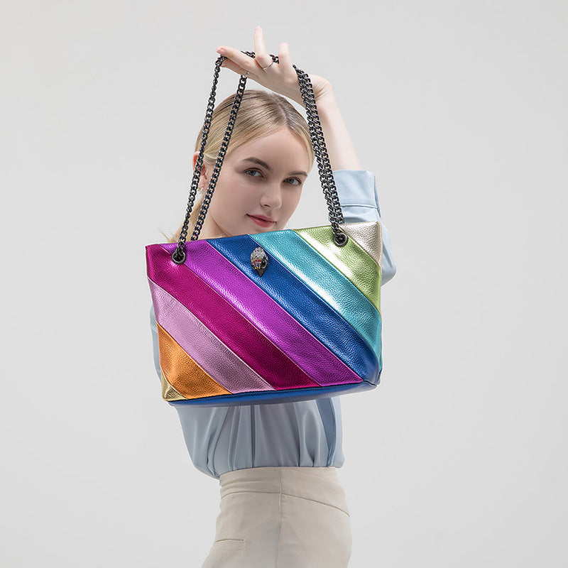 Kurt Geiger rainbow inspired Tote bag