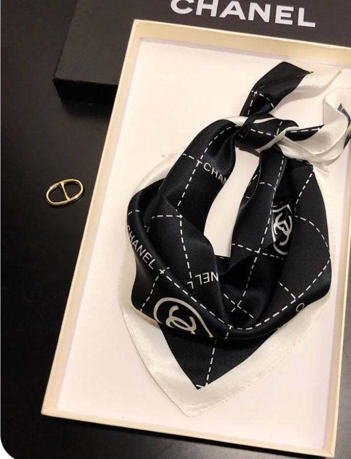 Chanel inspired Square Scarf