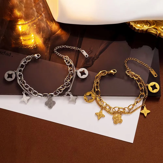 Van Cleef inspired Clover Bracelet