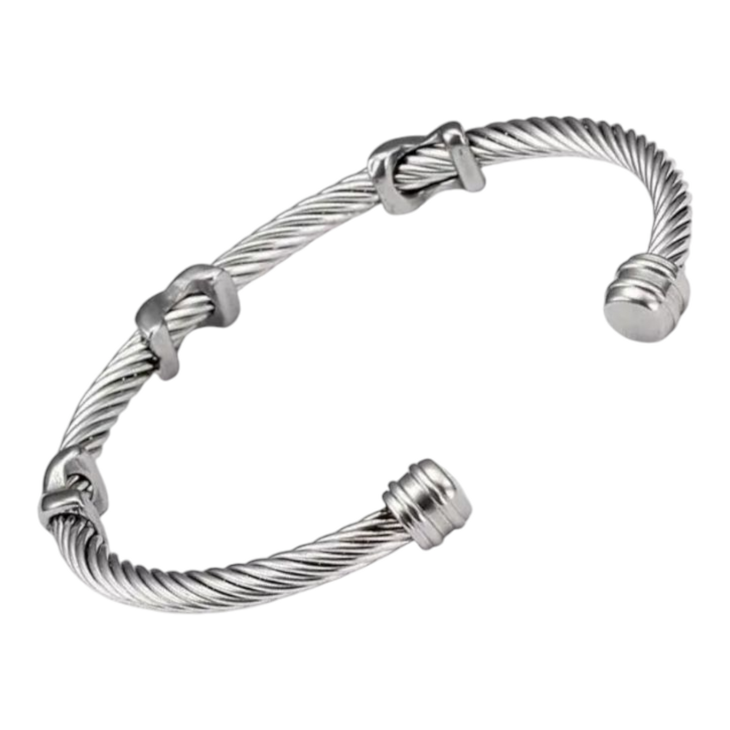 Minimalist Twisted Cuff Bracelet