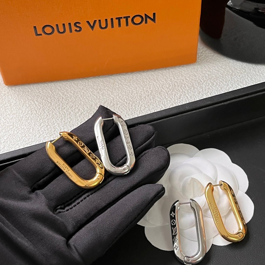 LV Designer Inspired Earrings