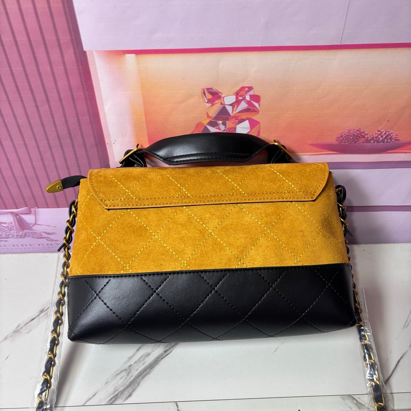 Chanel inspired Suade Handbag