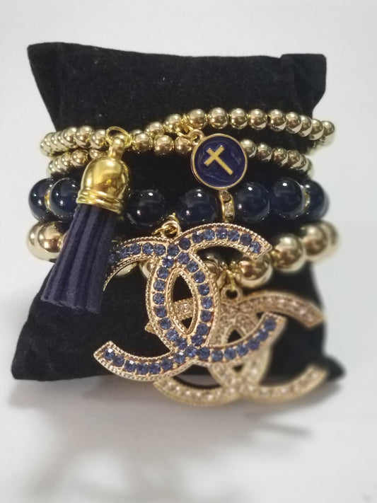 Designer charm bracelet