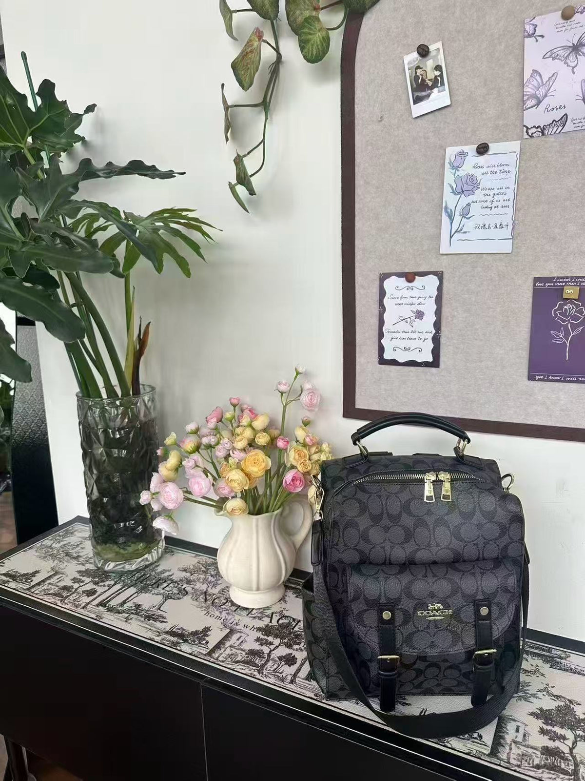 Coach inspired Backpack