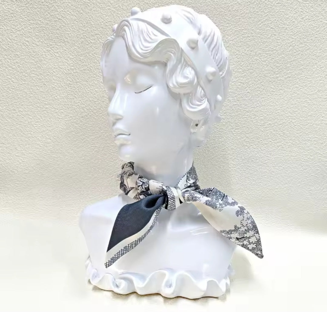 Christian Dior Inspired Twill Ribbon Scarves