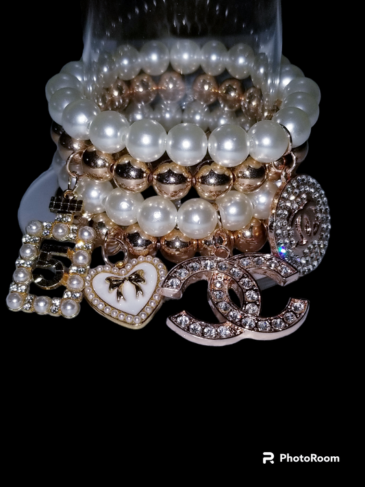 Custom made charm bracelet