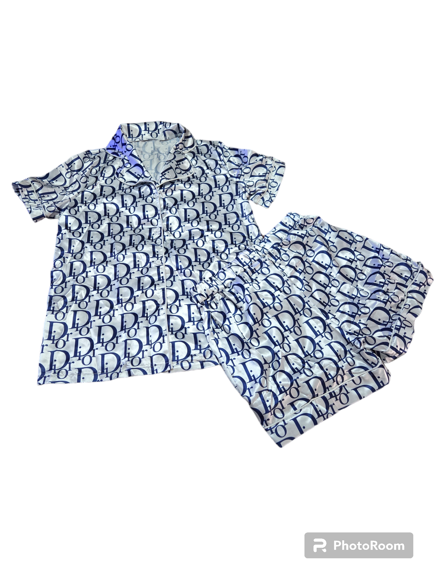 Designer inspired pajamas short set