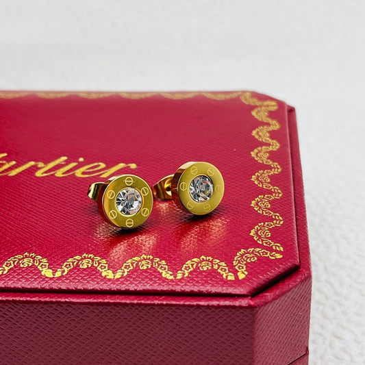 Cartier Inspired Stud Earrings