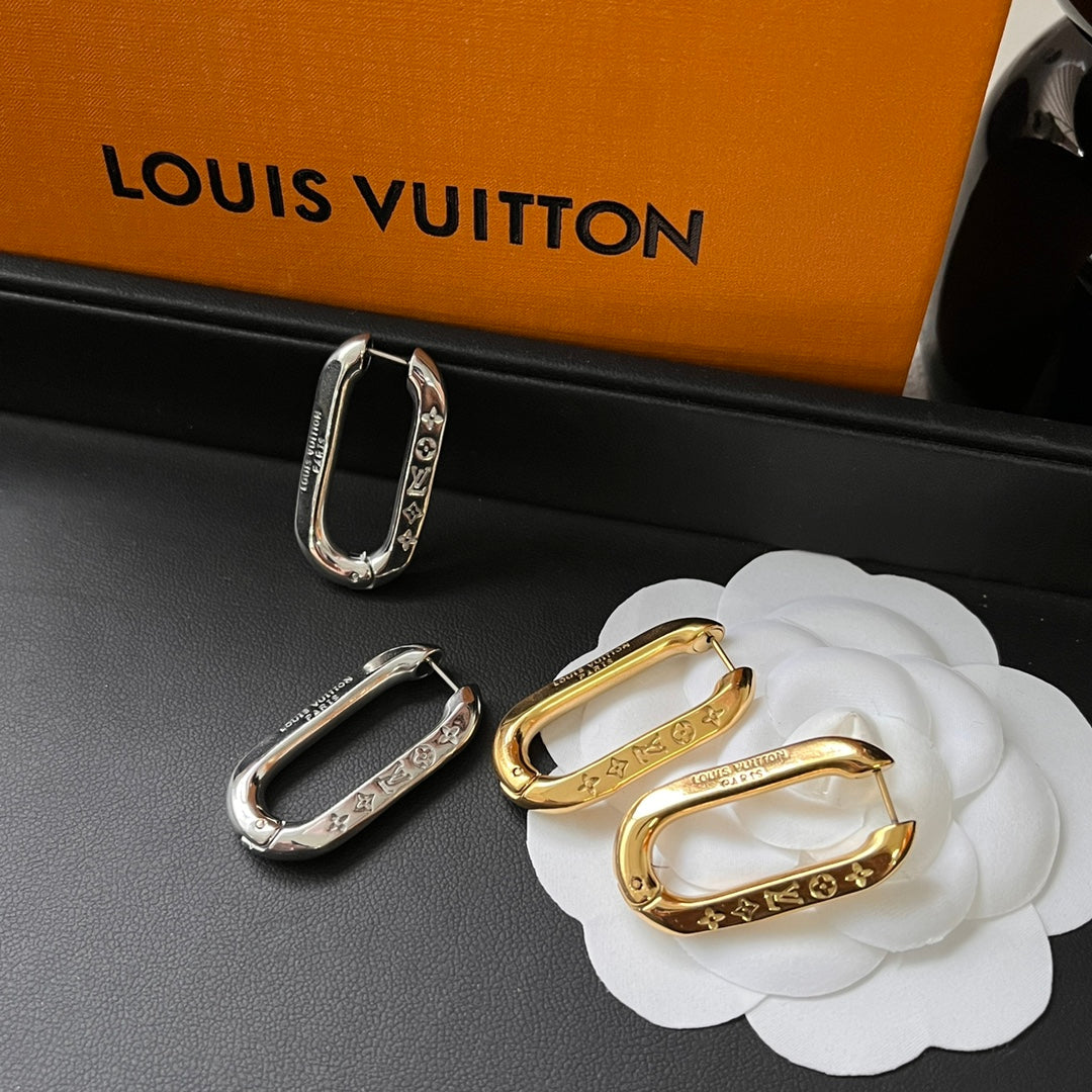 LV Designer Inspired Earrings