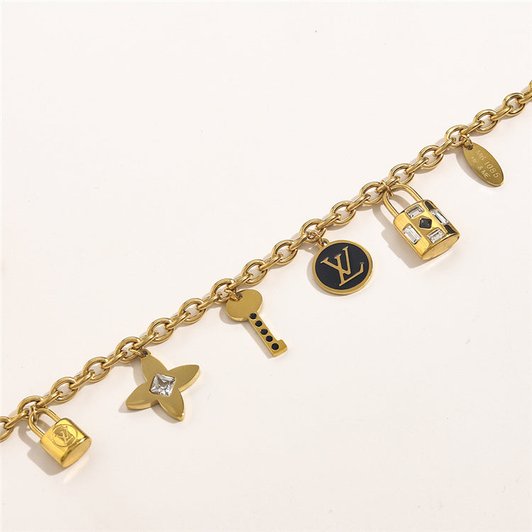LV Lock Charm Bracelet