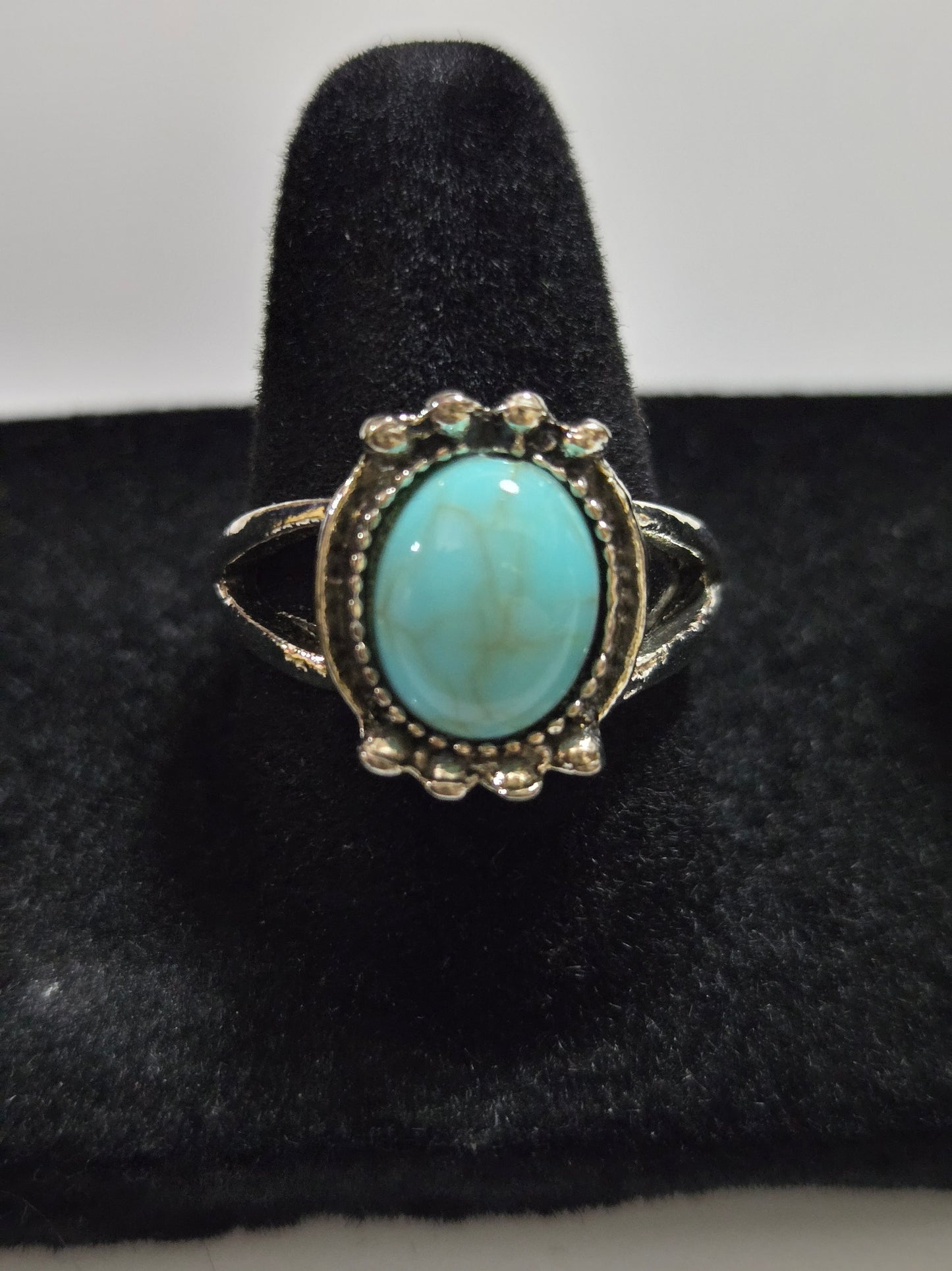 Boho Vintage inspire Turquoise Rings