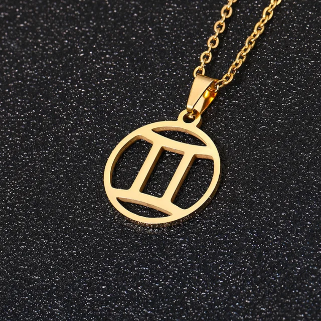 Gold Zodiac Sign Necklace
