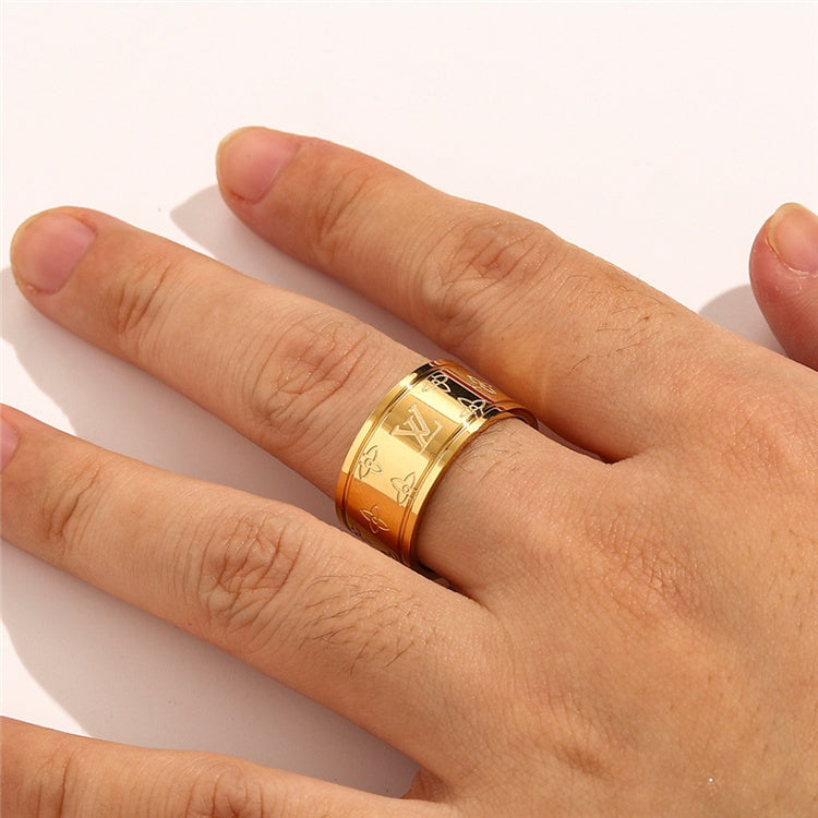 LV Designer Inspired Ring