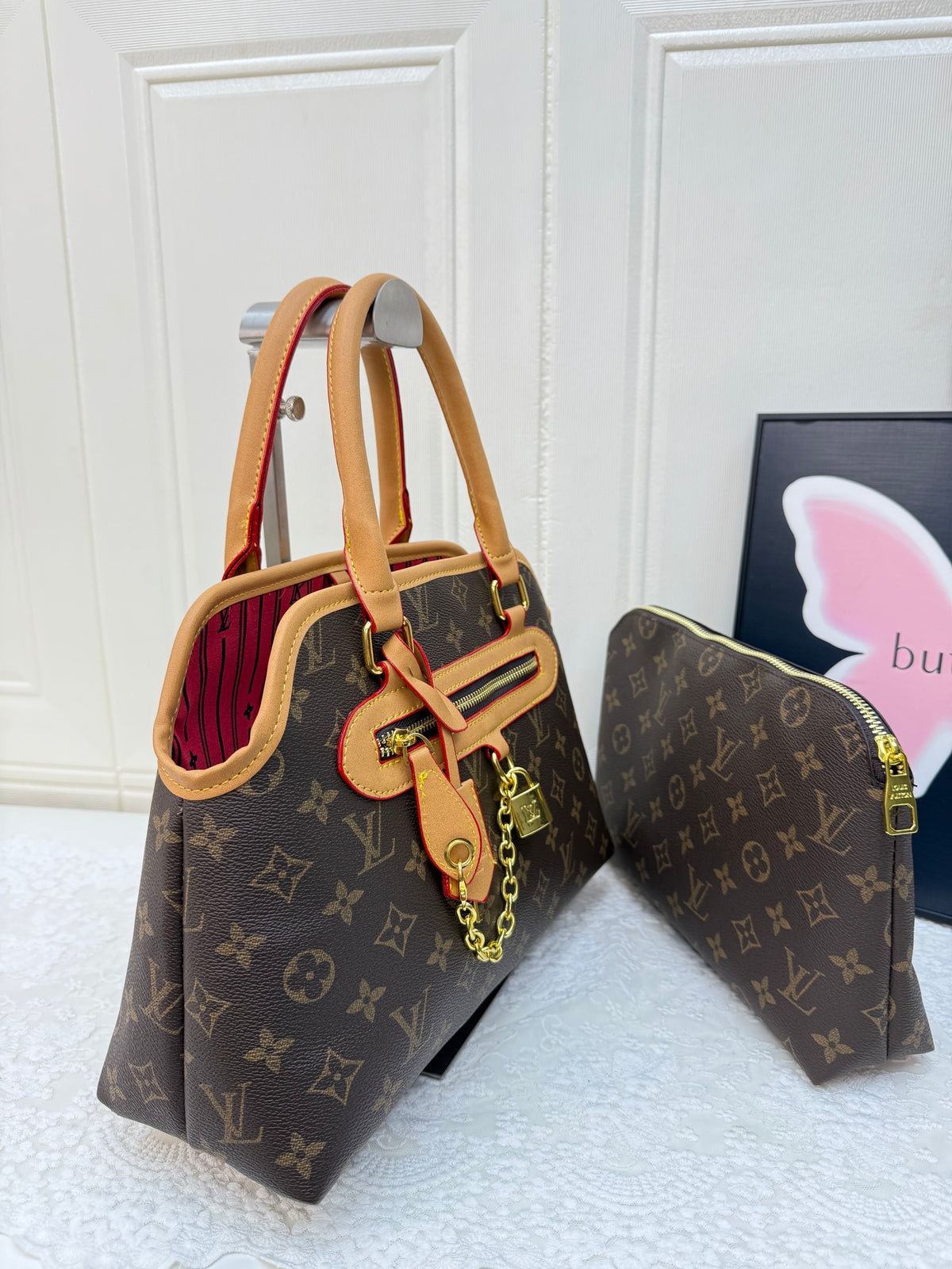 LV inspired Handbag