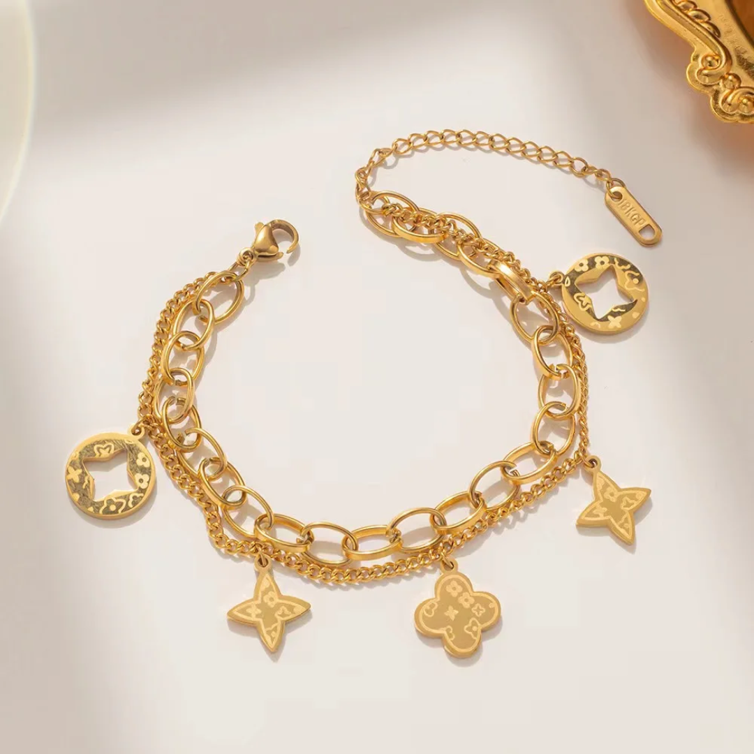 Van Cleef inspired Clover Bracelet