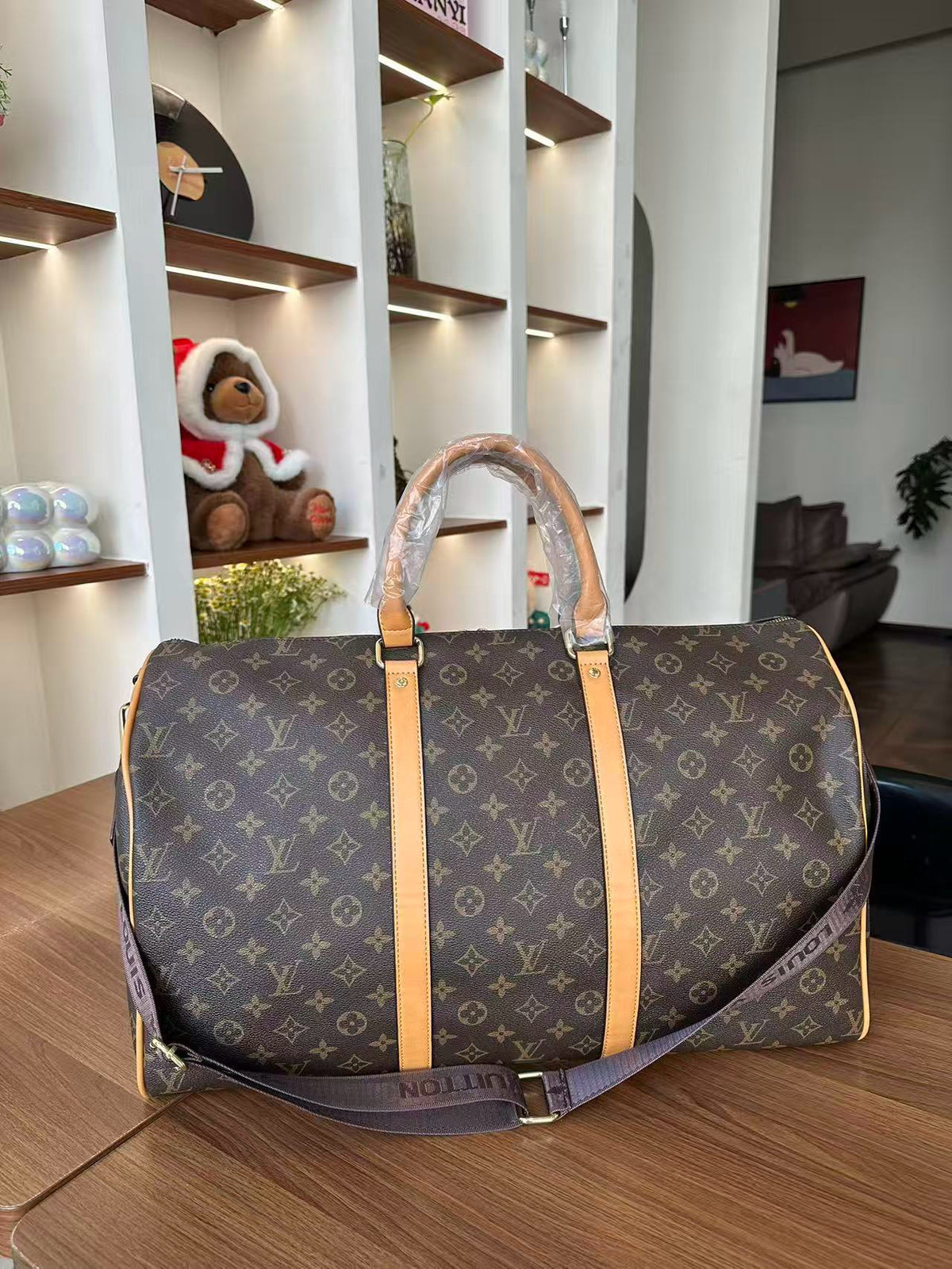 LV inspired Duffle Bag
