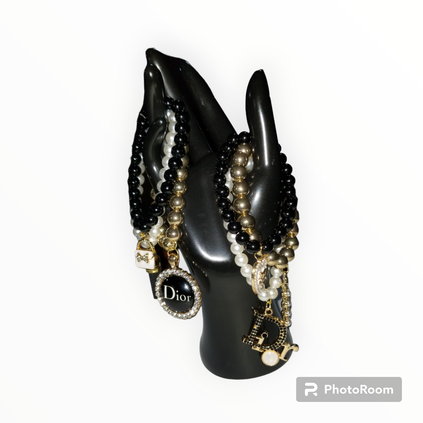 Custom made designer charm bracelet