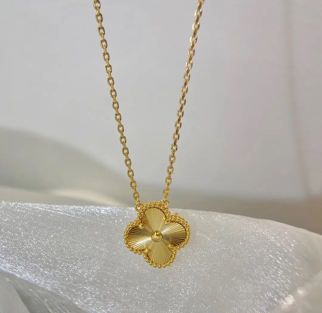 Van Cleef inspired Lazer Gold and Silver Jewelry Collection