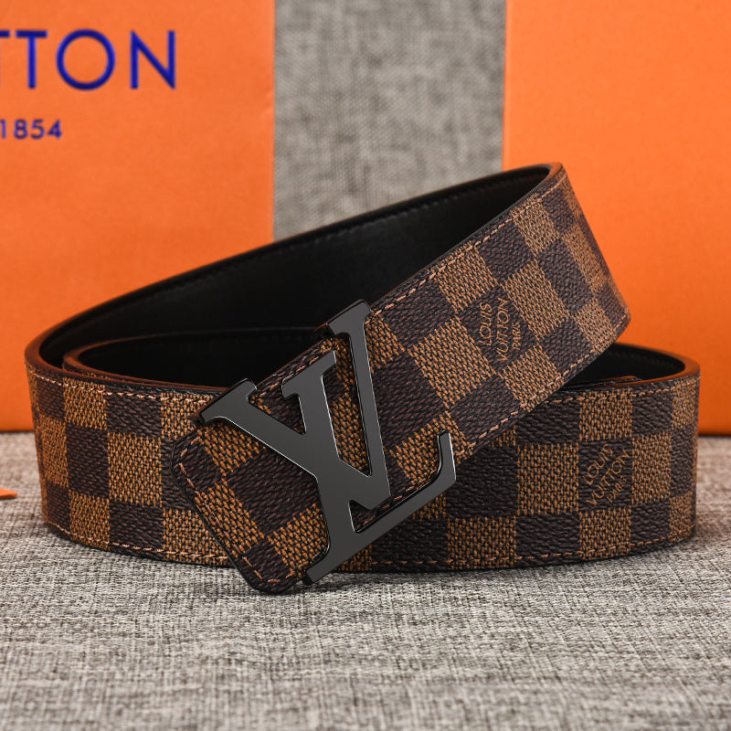 LV Damier Ebene Designer Inspired Belt