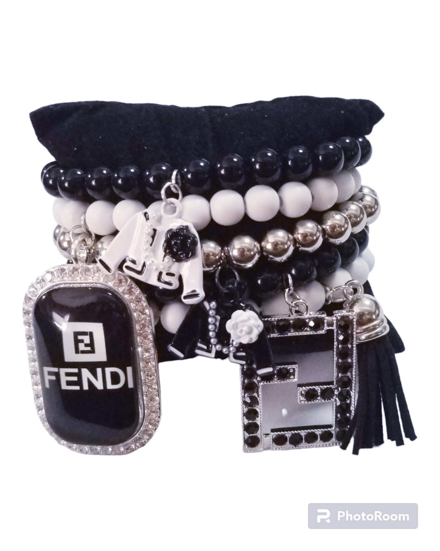 Custom made designer charm bracelet