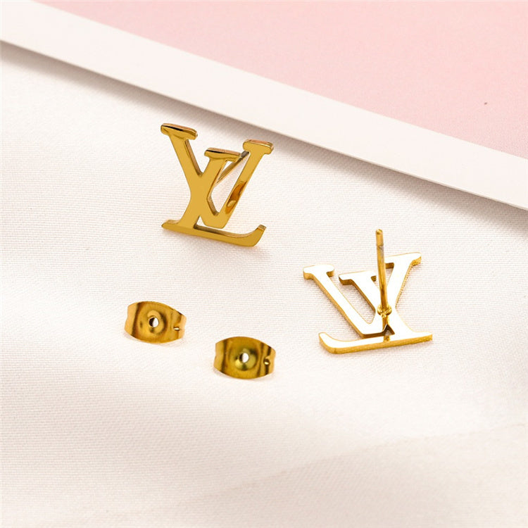 LV inspired earrings