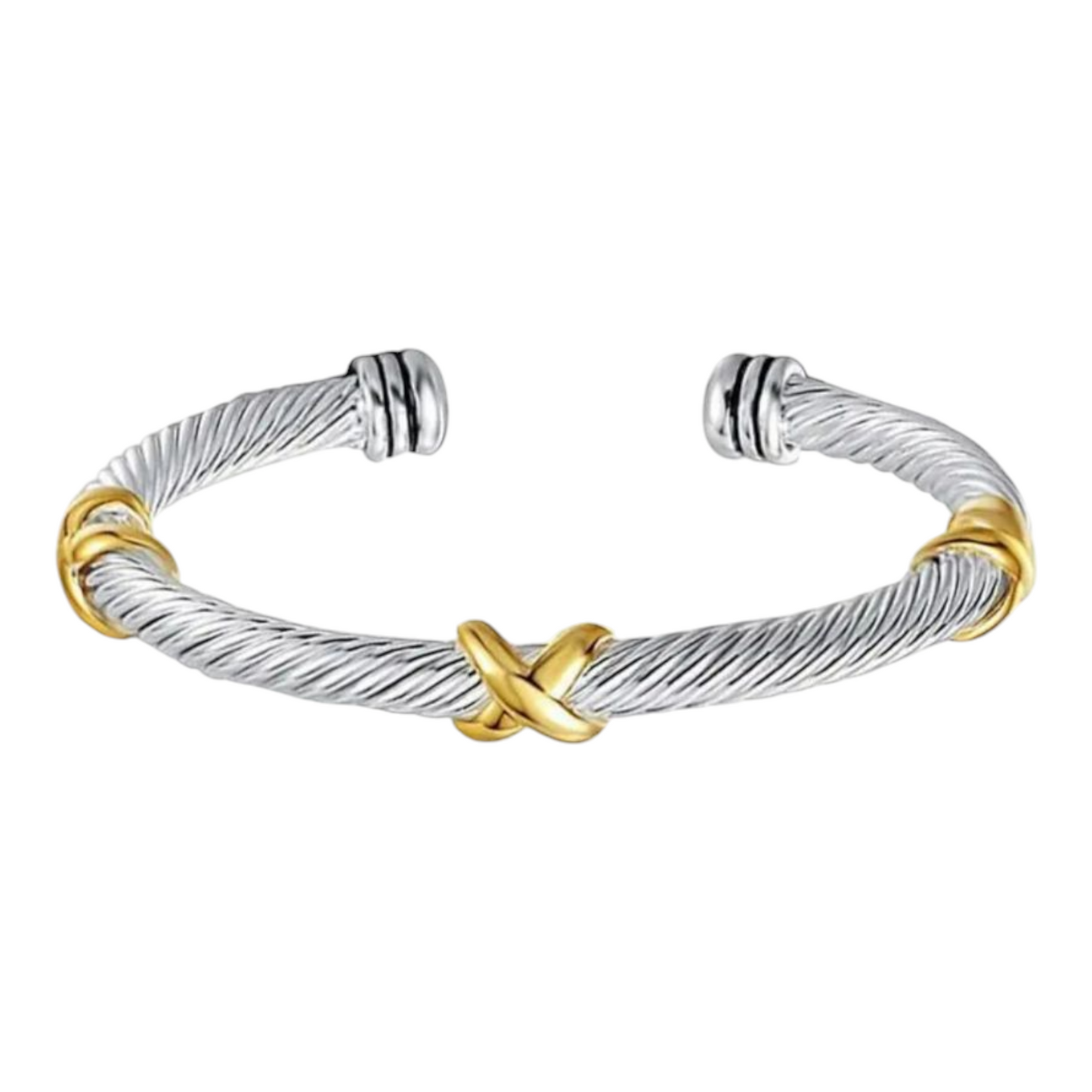 Minimalist Twisted Cuff Bracelet