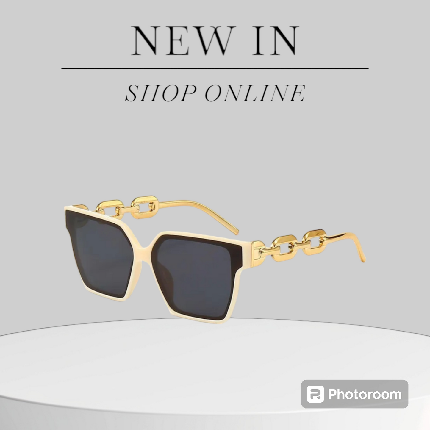 Square vintage style sunglasses