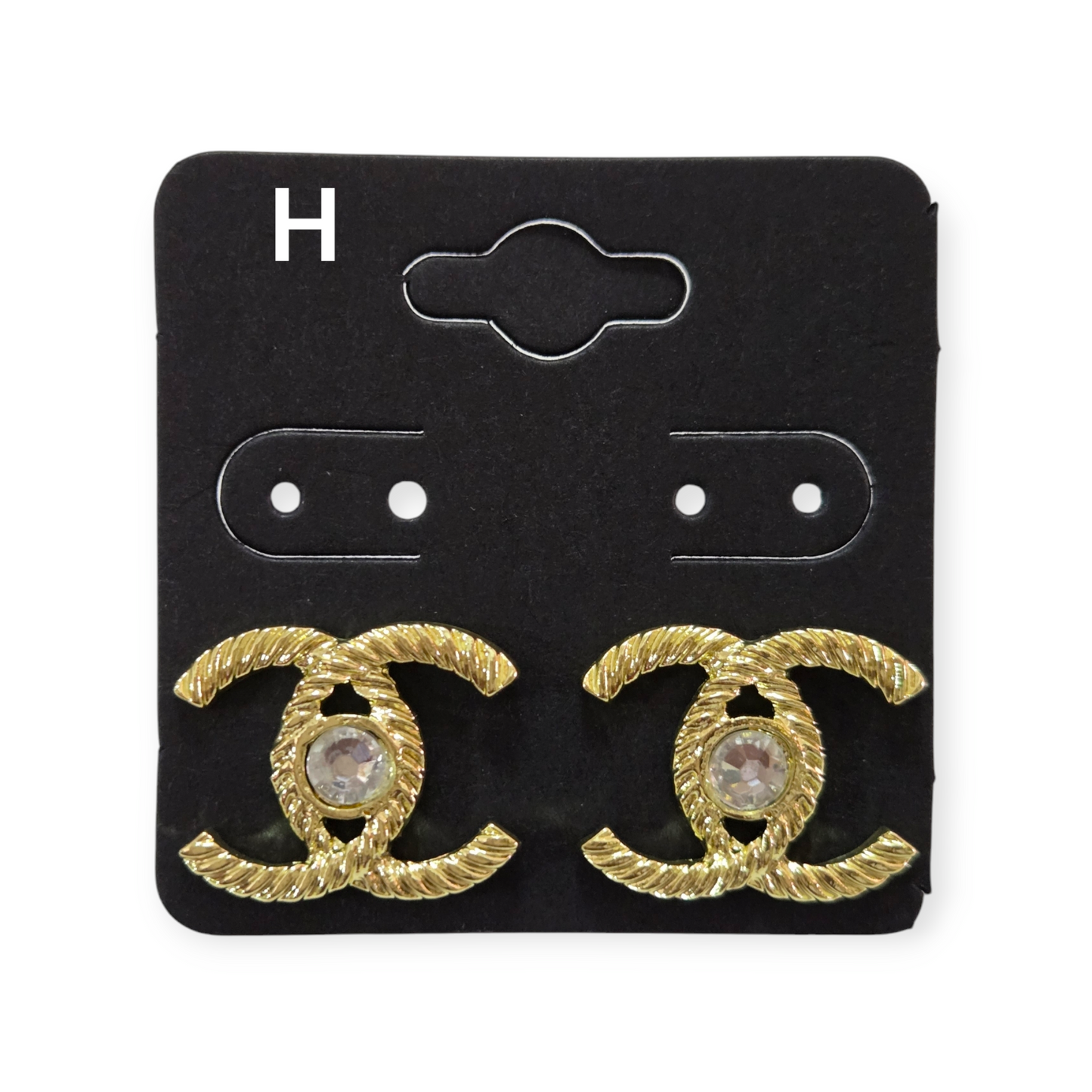 Chanel inspired earrings