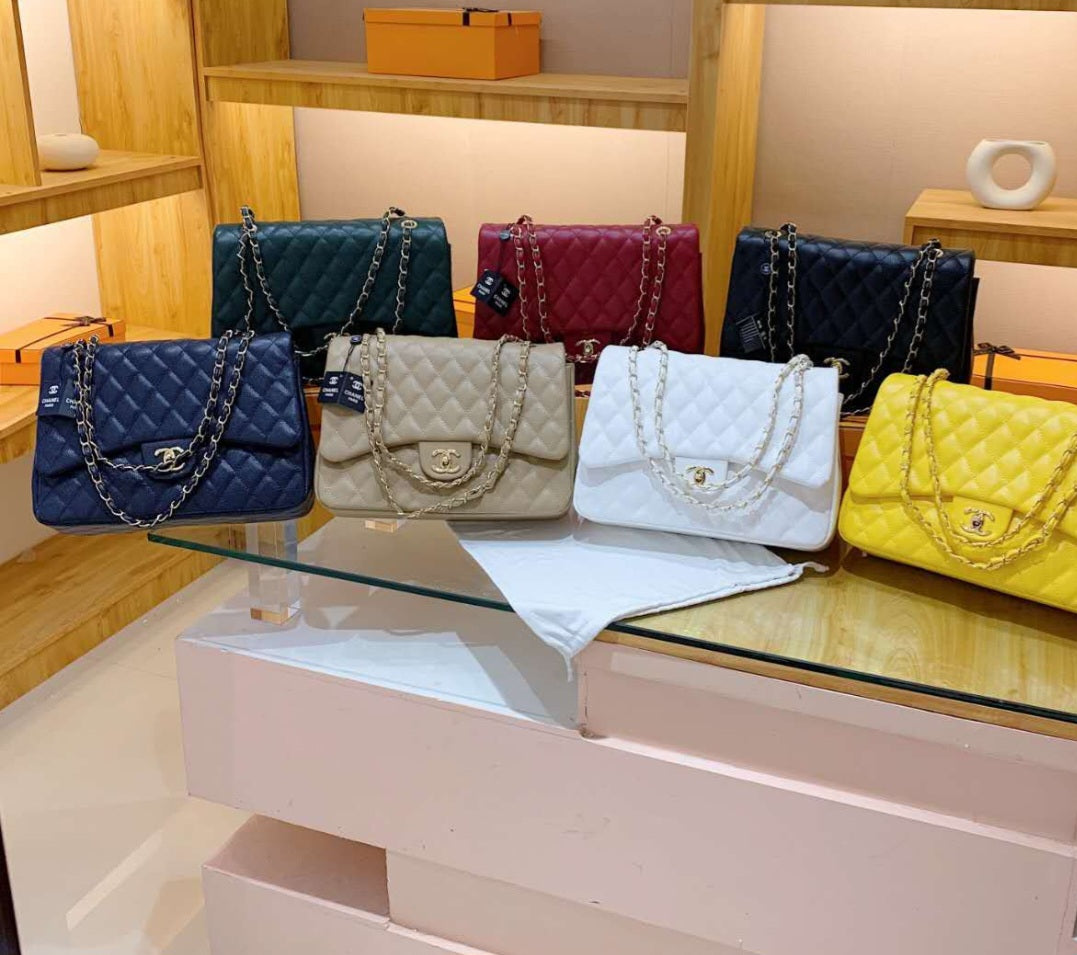 Chanel inspired quilted handbag