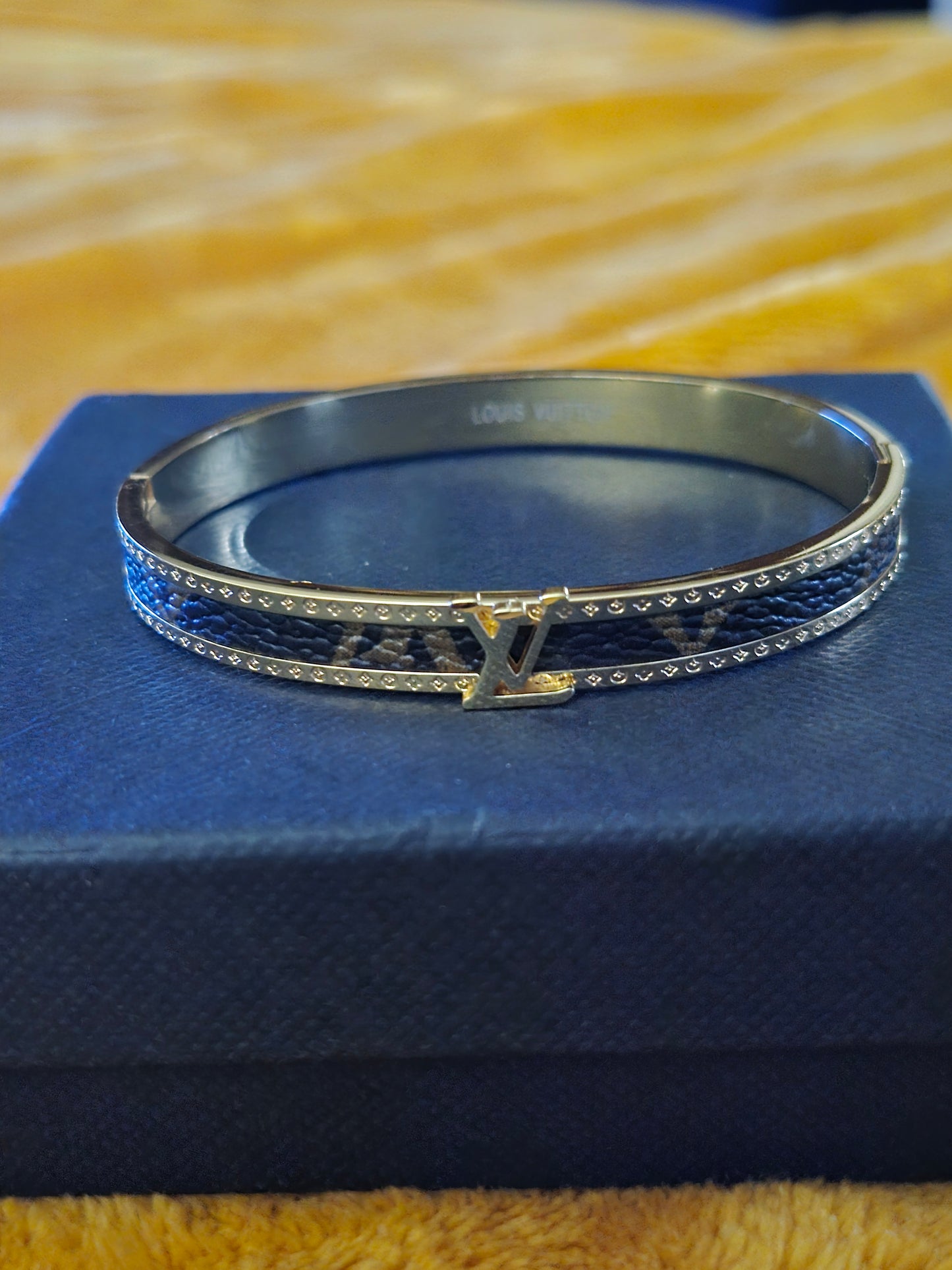 LV inspired Bangle