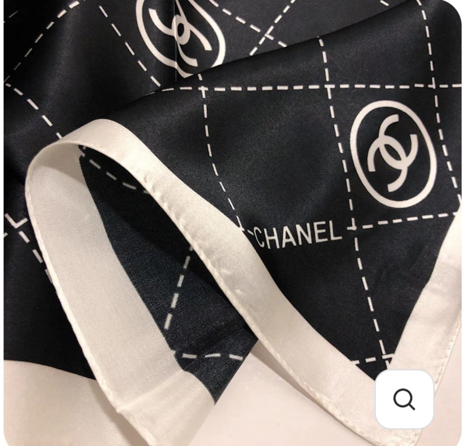 Chanel inspired Square Scarf