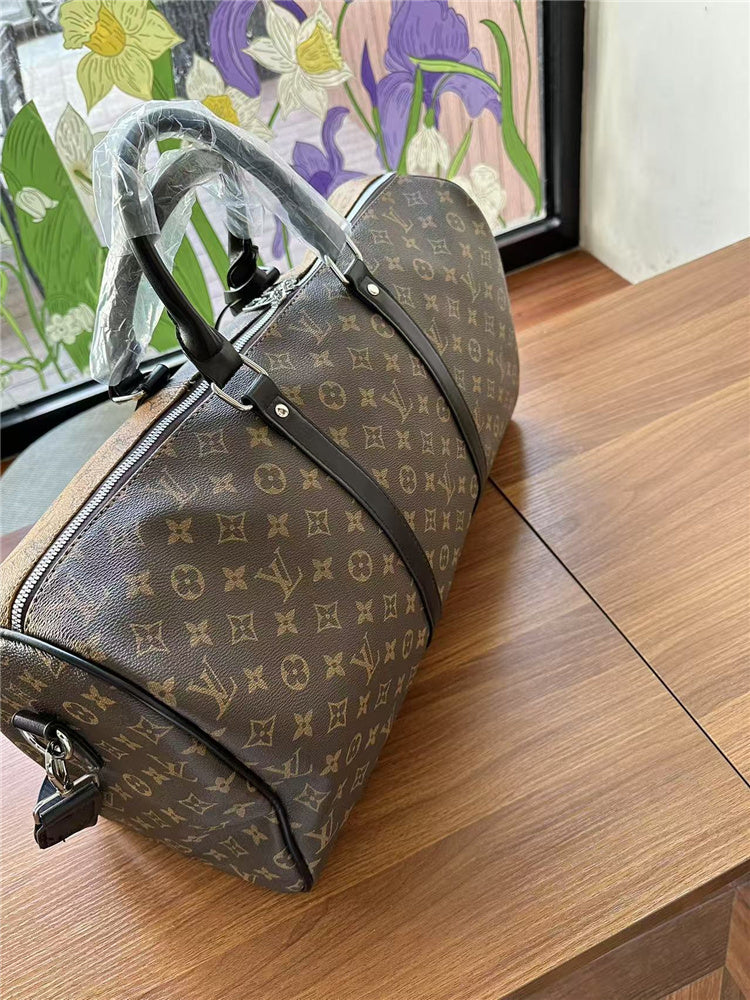LV Designer Inspired Two-tone Duffle Bag