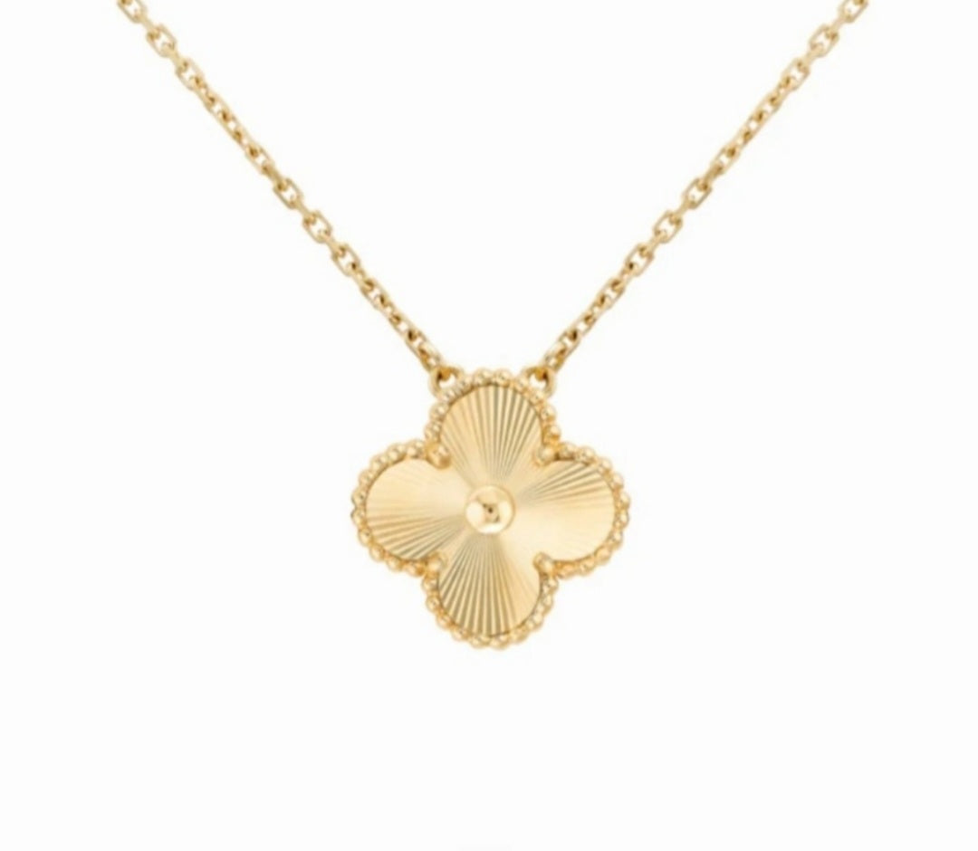 Van Cleef inspired Lazer Gold and Silver Jewelry Collection