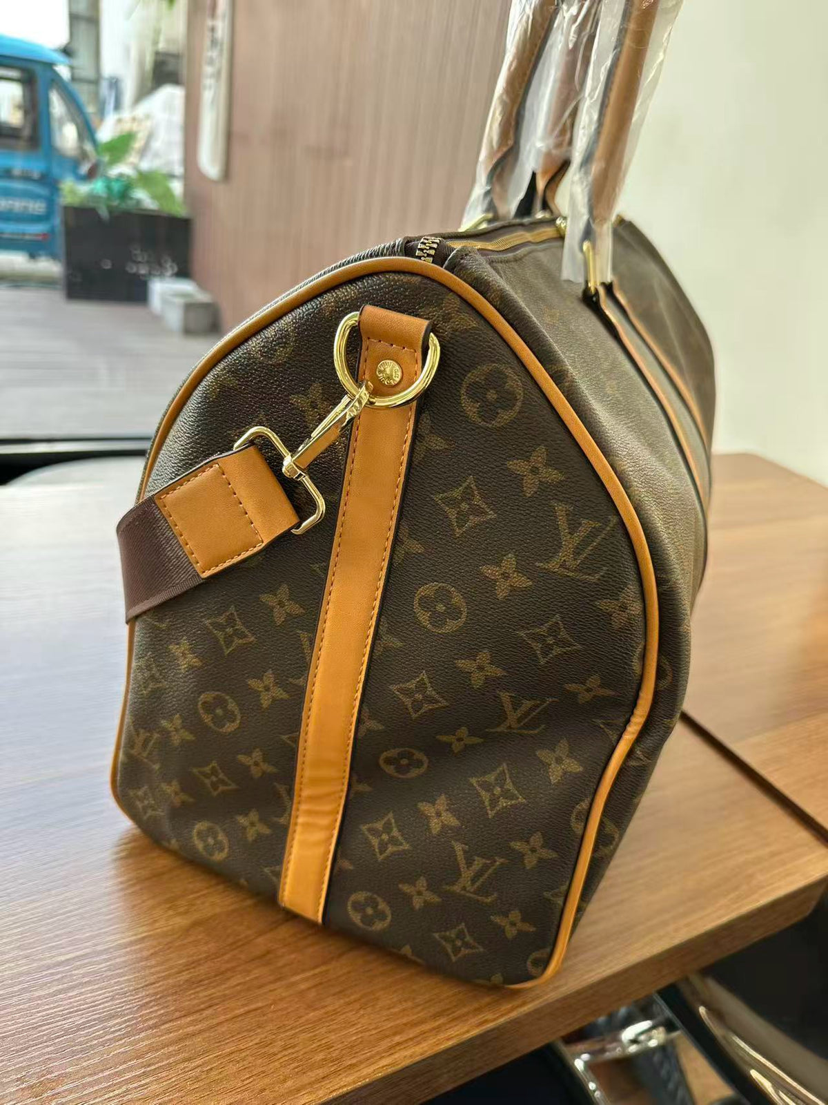 LV inspired Duffle Bag
