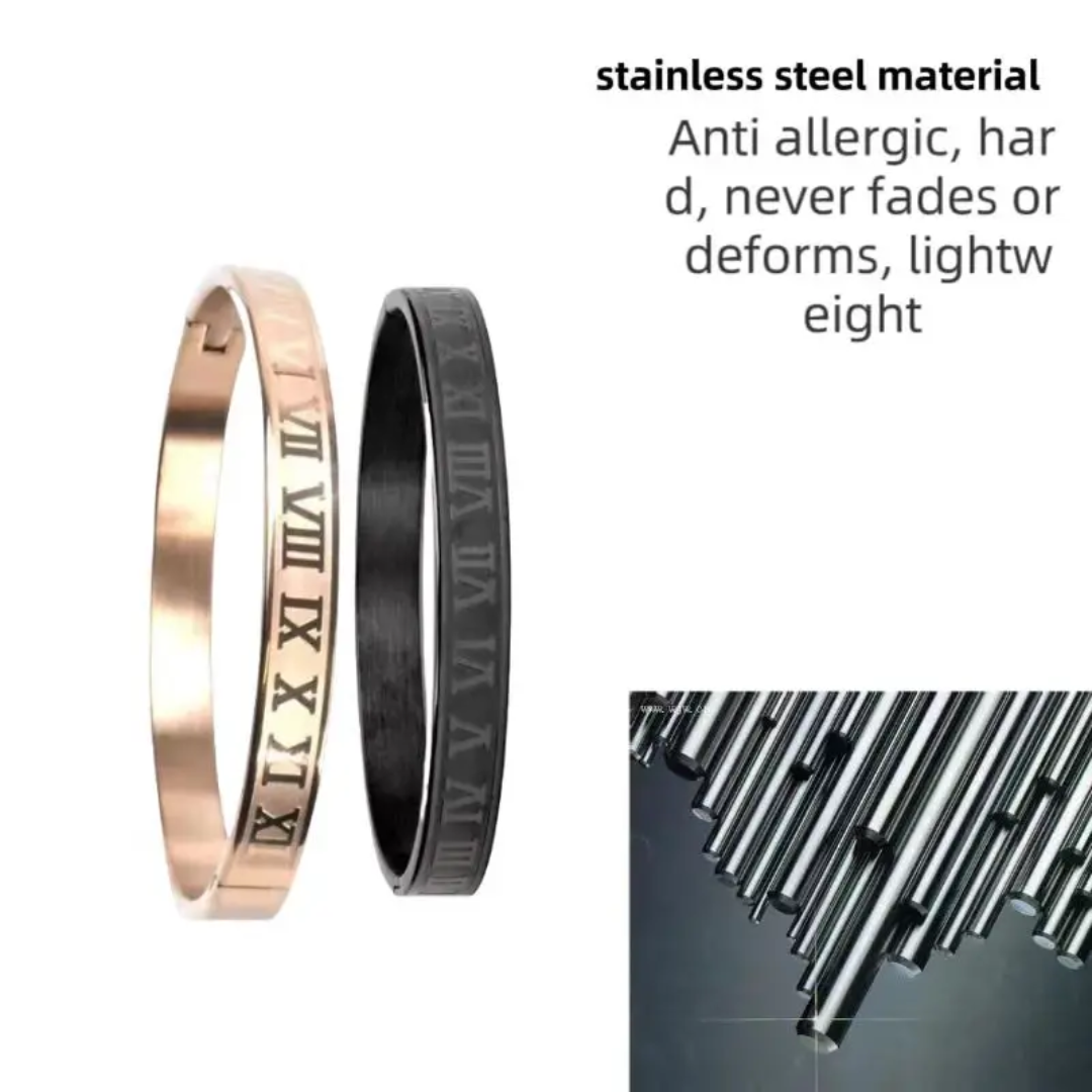 Roman Numeral Bangles