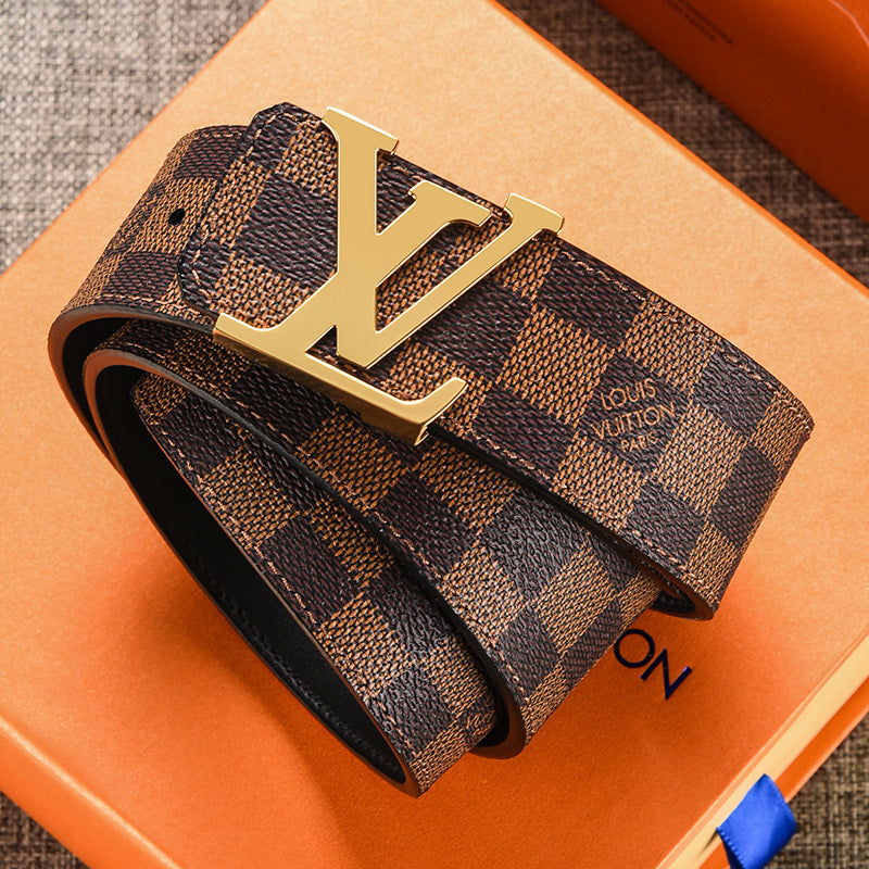 LV Damier Ebene Designer Inspired Belt