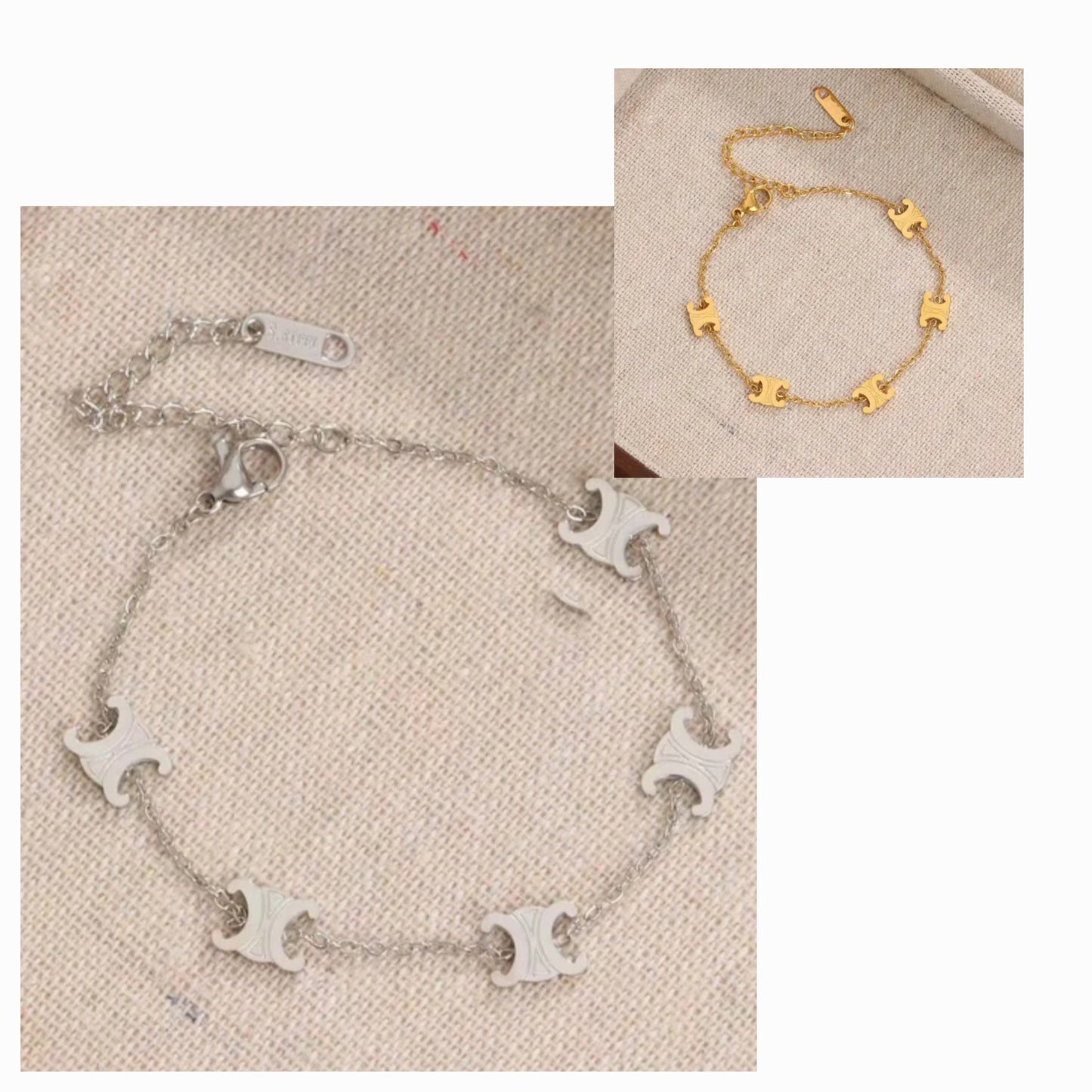 Celine inspired Necklace and bracelets