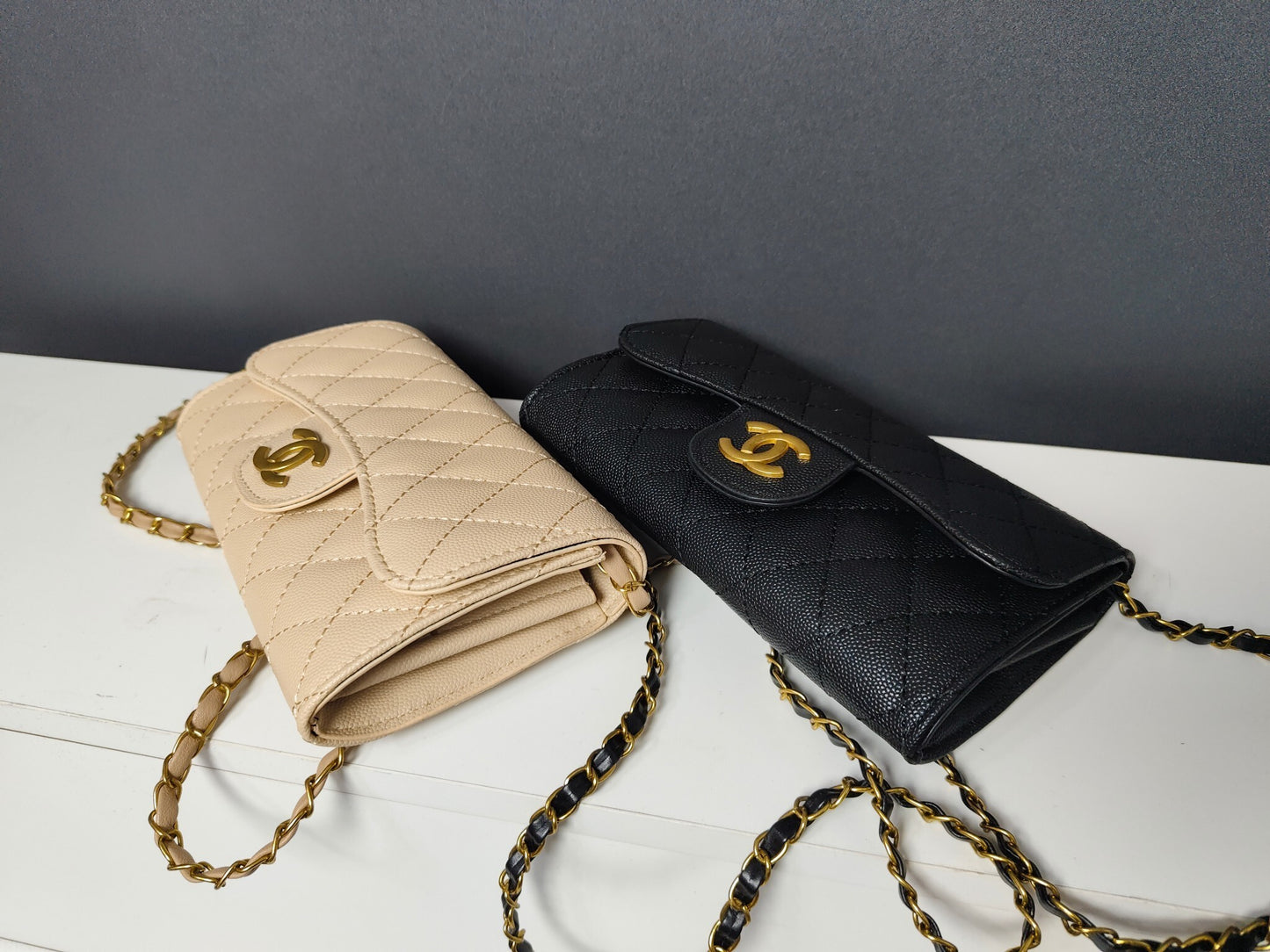 Chanel inspired quilted clutch