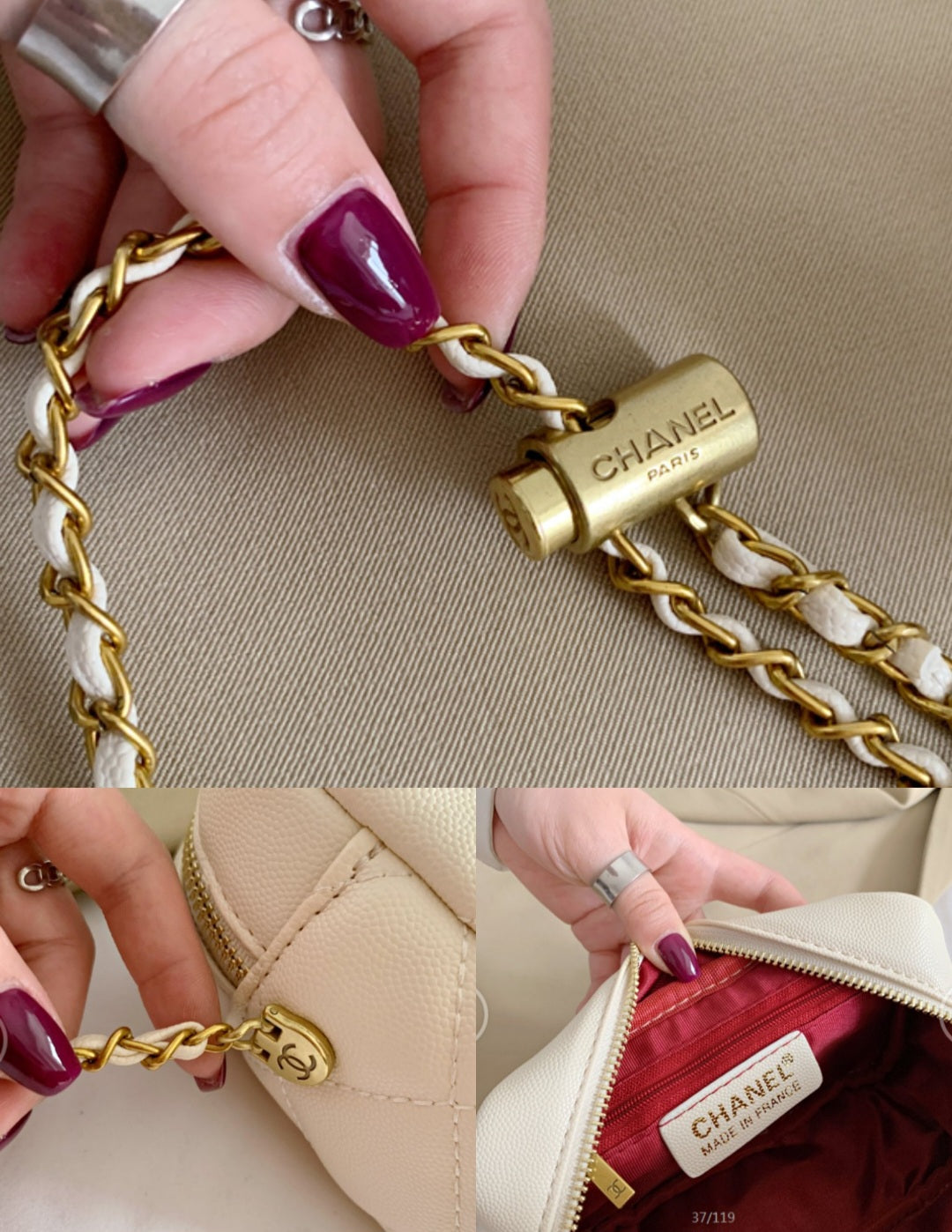 Chanel inspired camera bag